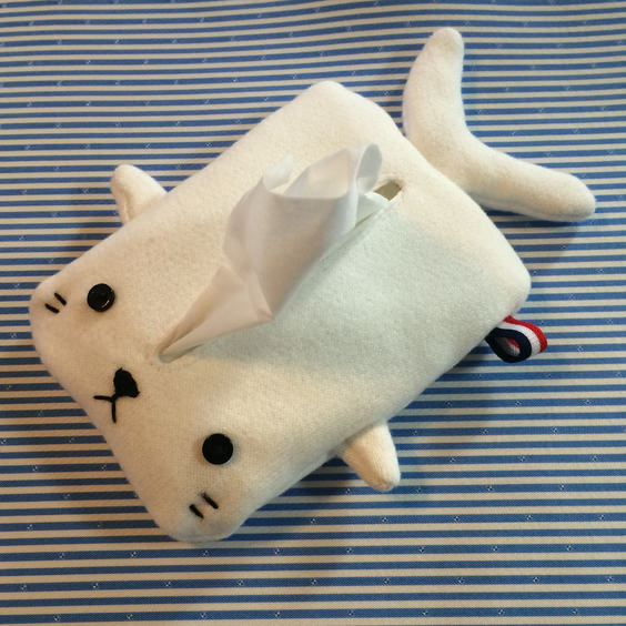 赤ちゃんあざらしのポケットティッシュケース